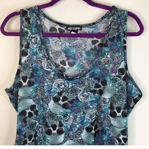 Hot Topic Skull Skater Dress Size XXL--light weight--#75